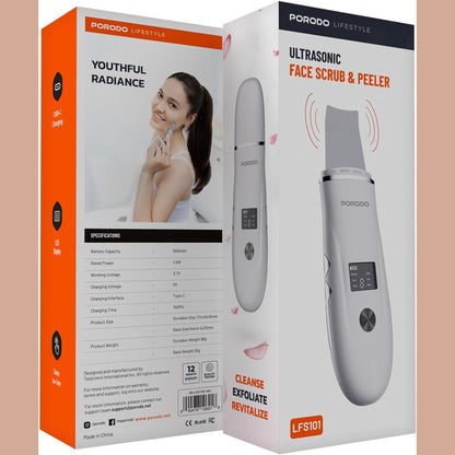 Porodo Ultrasonic Face Scrub & Peeler