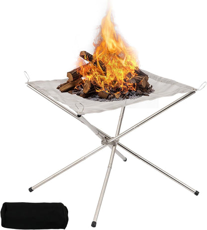 Green Lion Portable Bonfire Stainless Steel Stand