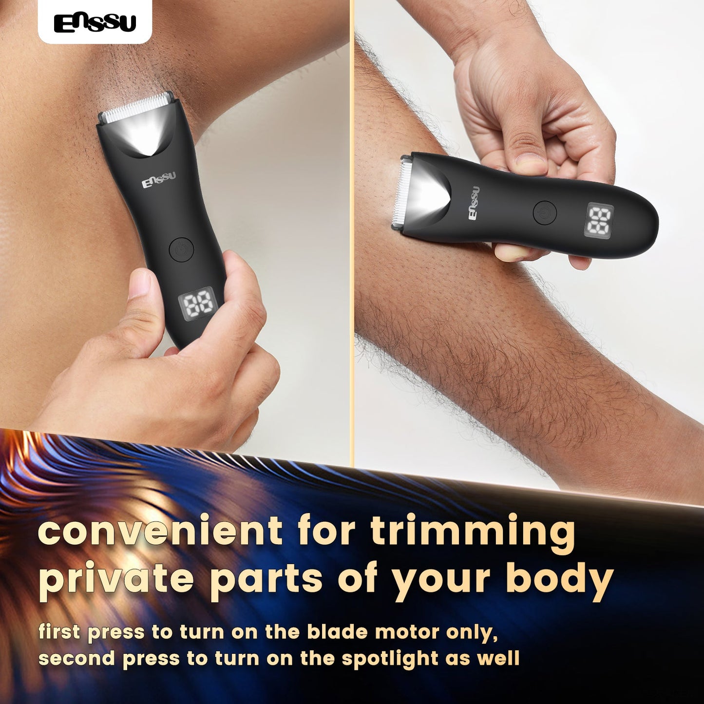 ENSSU Men's Body Trimmer