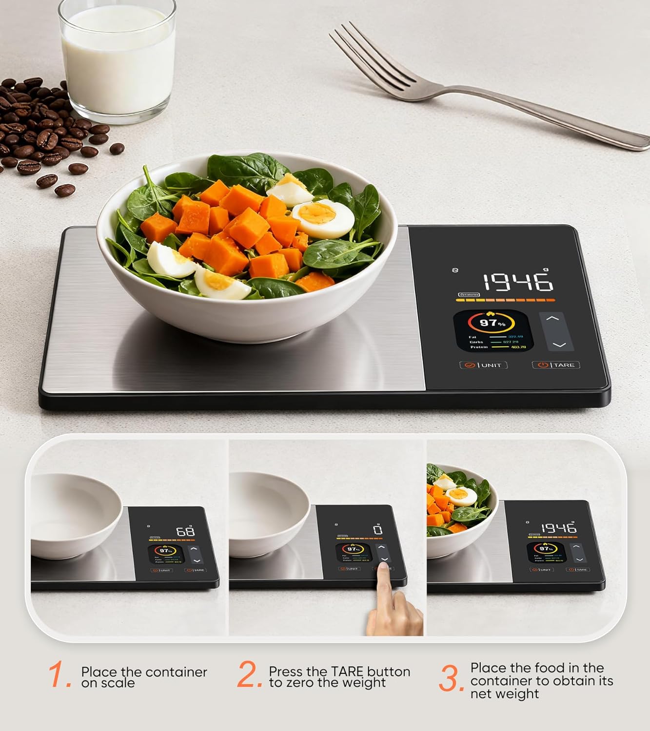 Generic Smart Food Scale with Nutritional Calculator