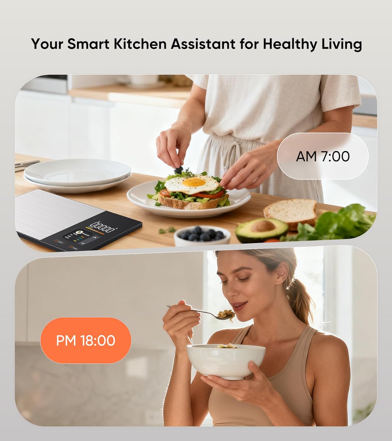 Generic Smart Food Scale with Nutritional Calculator