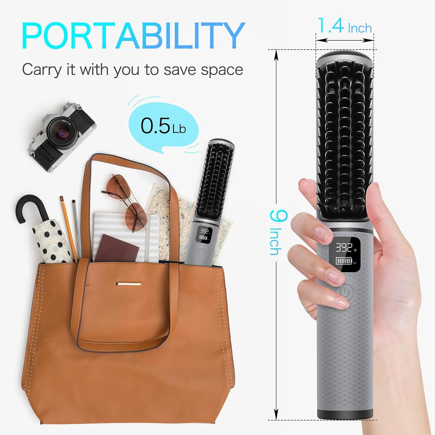 Cordless Straight Hair Comb YL-009