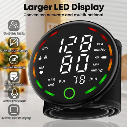 Porodo LiveOn - Digital Blood Pressure Monitor with One-Key Measure