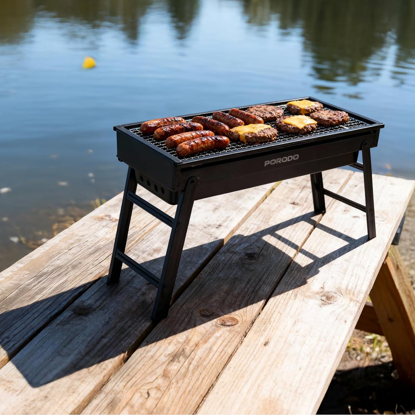 Porodo Portable Folding Large BBQ Grill