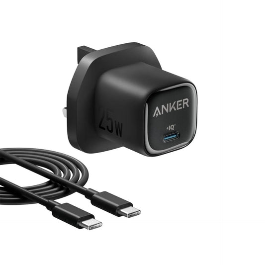 Anker Charger (25W, Compact) with USB-C Cable