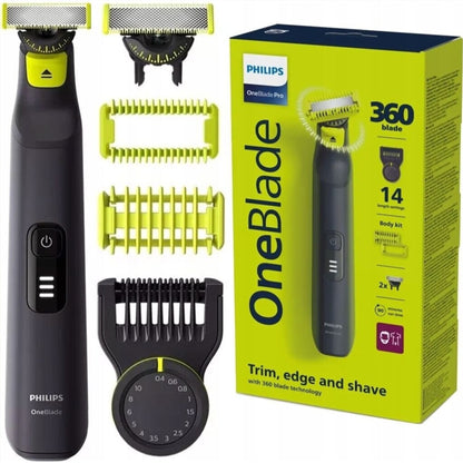 Philips OneBlade Pro 360 Hybrid Electric Trimmer - QP6542/15