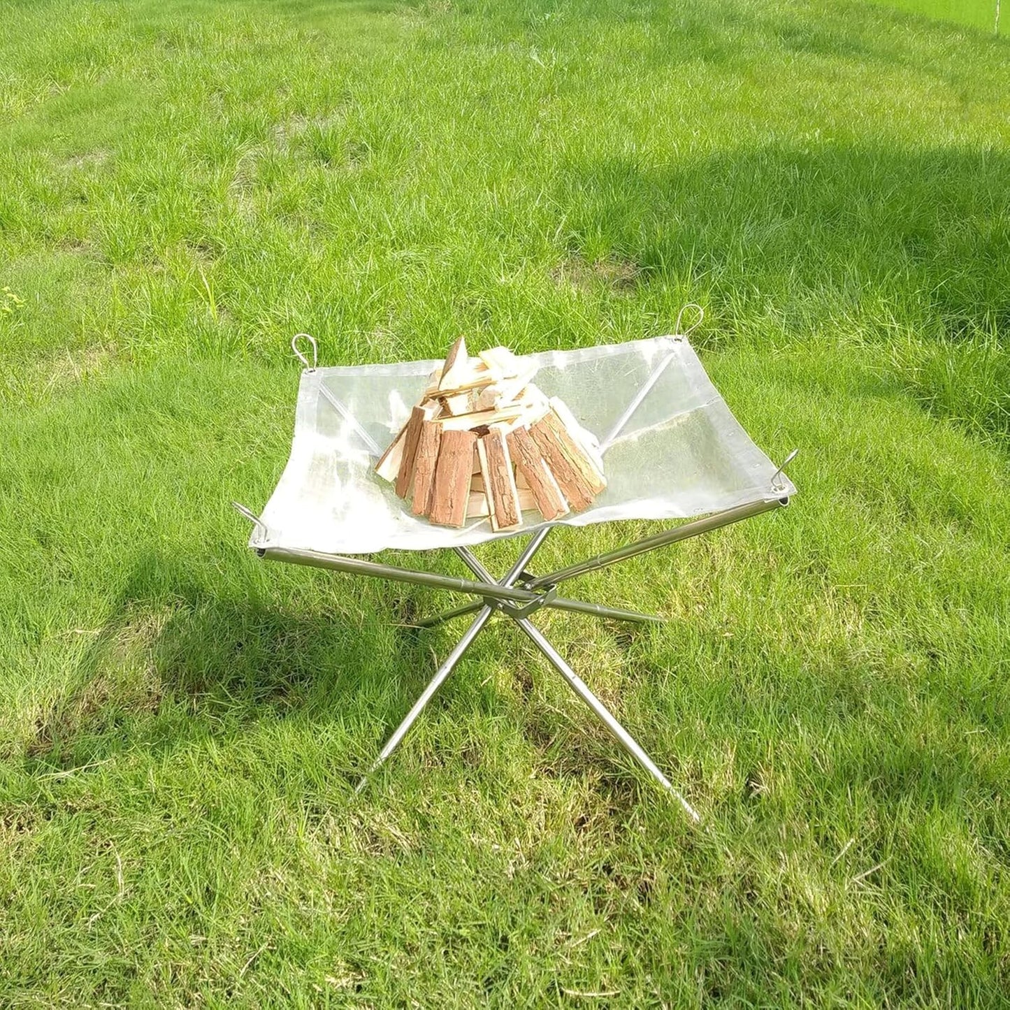 Green Lion Portable Bonfire Stainless Steel Stand