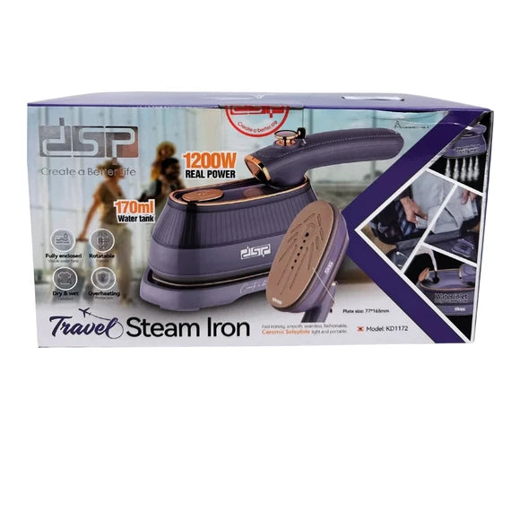 Dsp Travel Steam Iron 1200W - KD1172