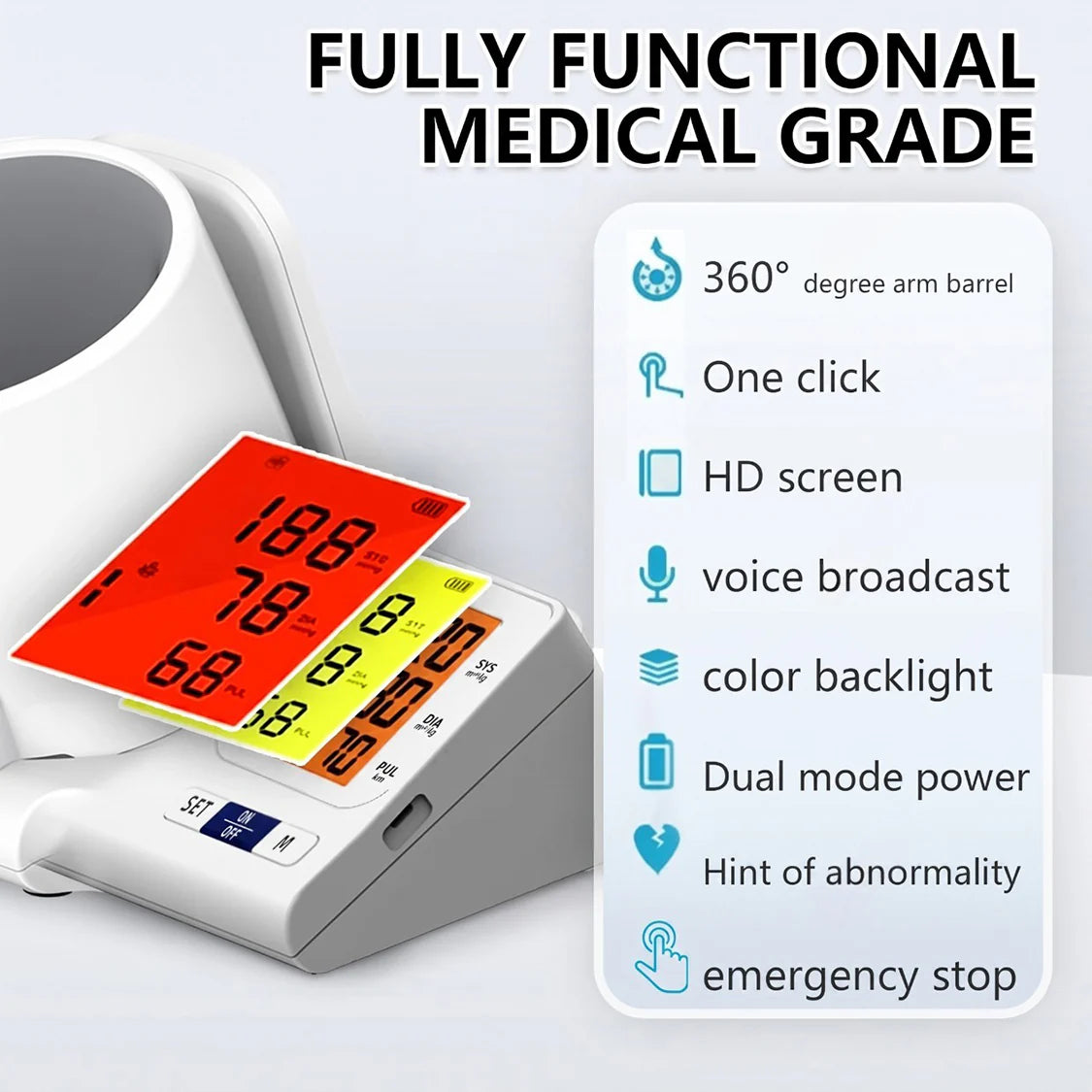 AiQUE Electronic Blood Pressure Monitor BP-D01