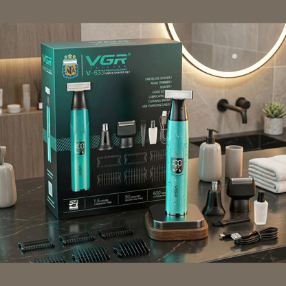 VGR 3-In-1 Professional Men's Shaver Set V-633