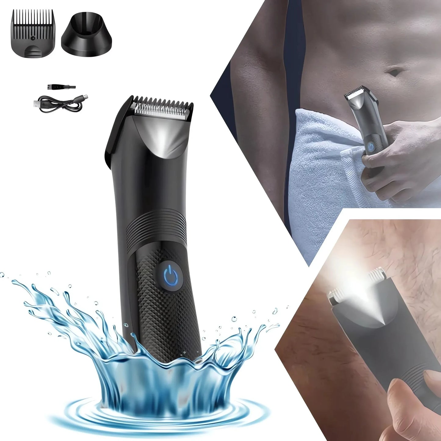 Kemei Professional Body Hair Trimmer KM-1838