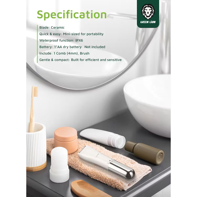 Green Lion Body Trimmer - Waterproof Function IPX6