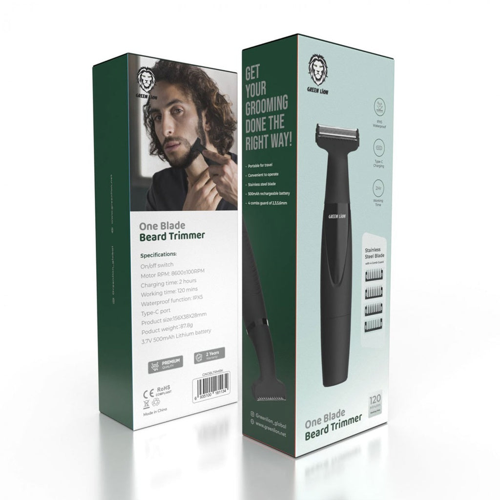 Green Lion One Blade Beard Trimmer