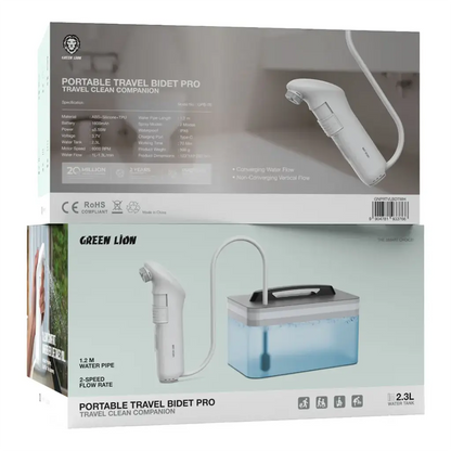 بيديه سفر محمول من جرين ليون مع خزان