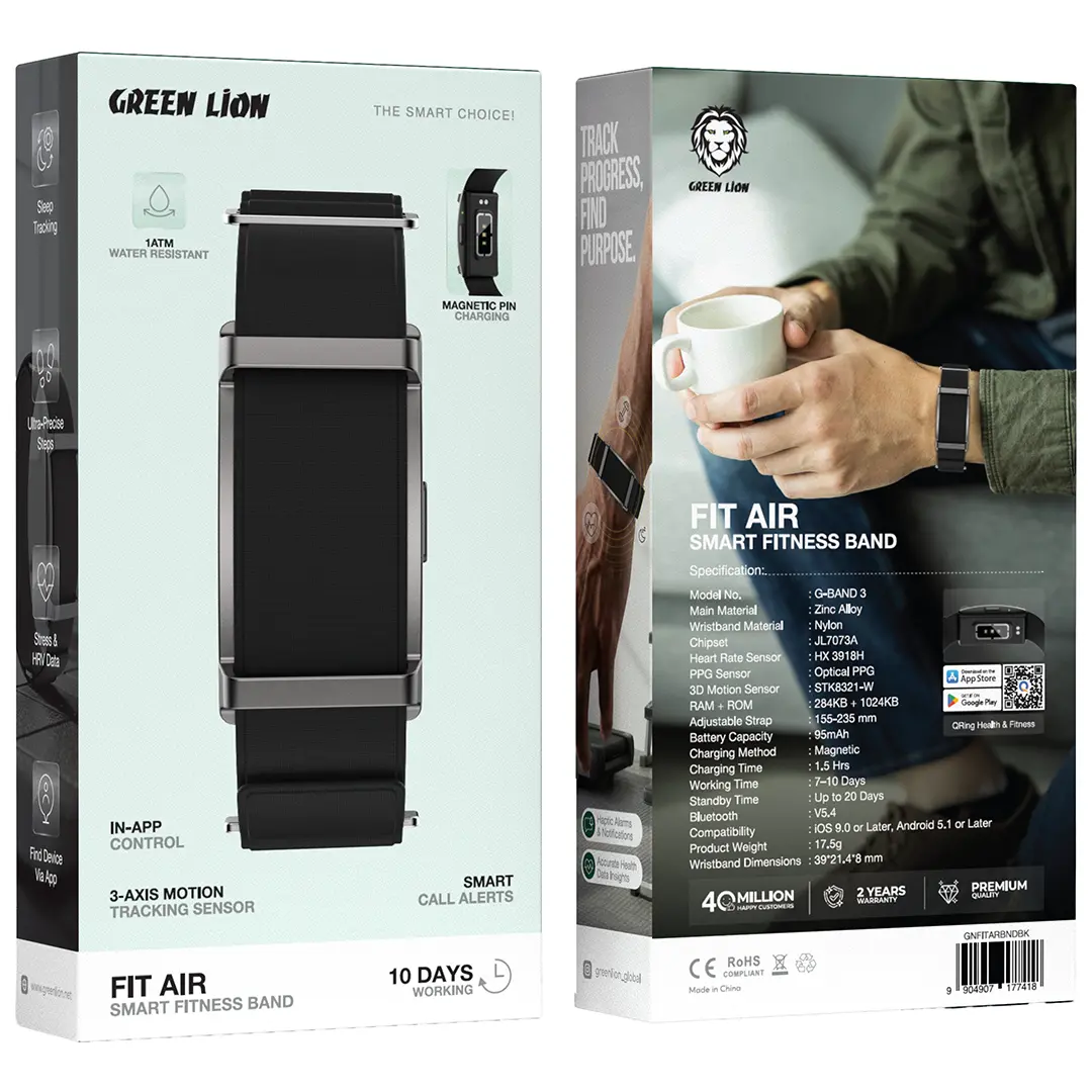Green Lion Fit Air Smart Fitness Band