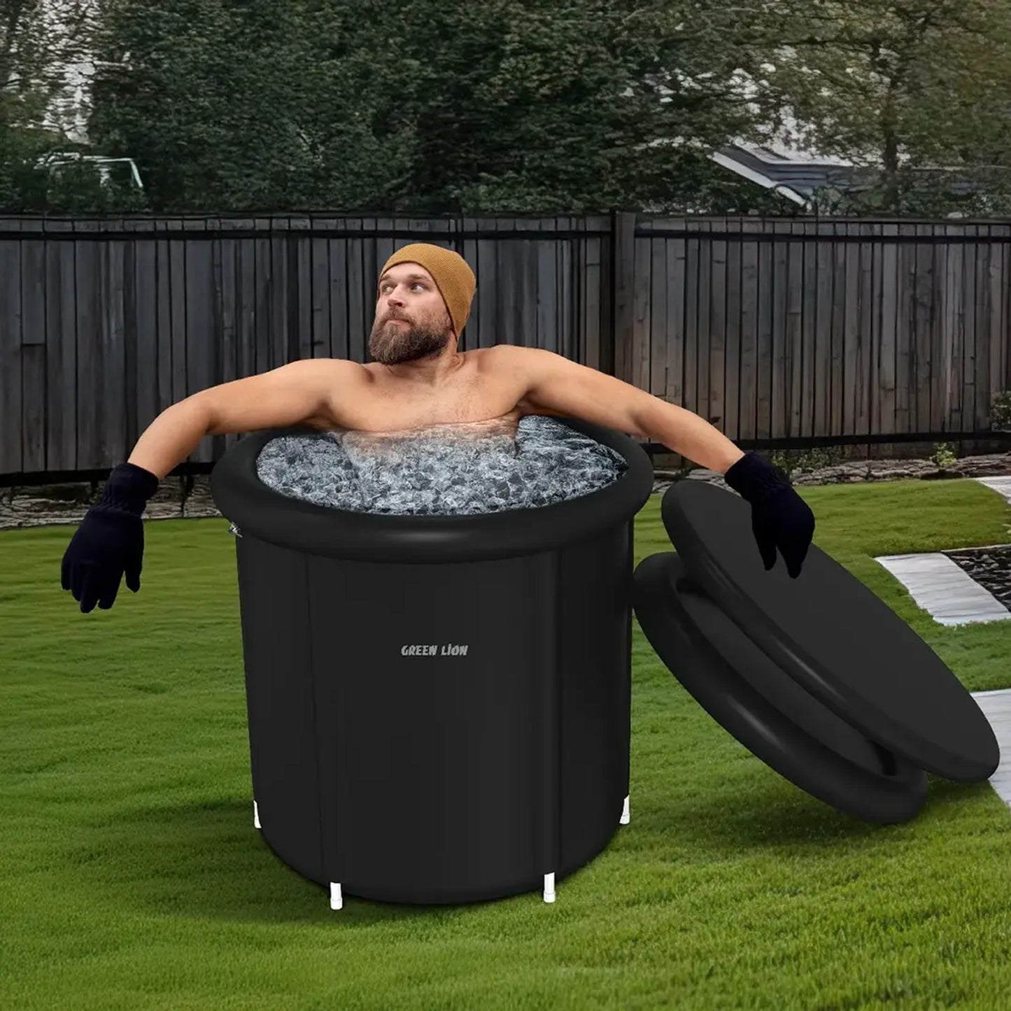 Green Lion Ice Bath Tub