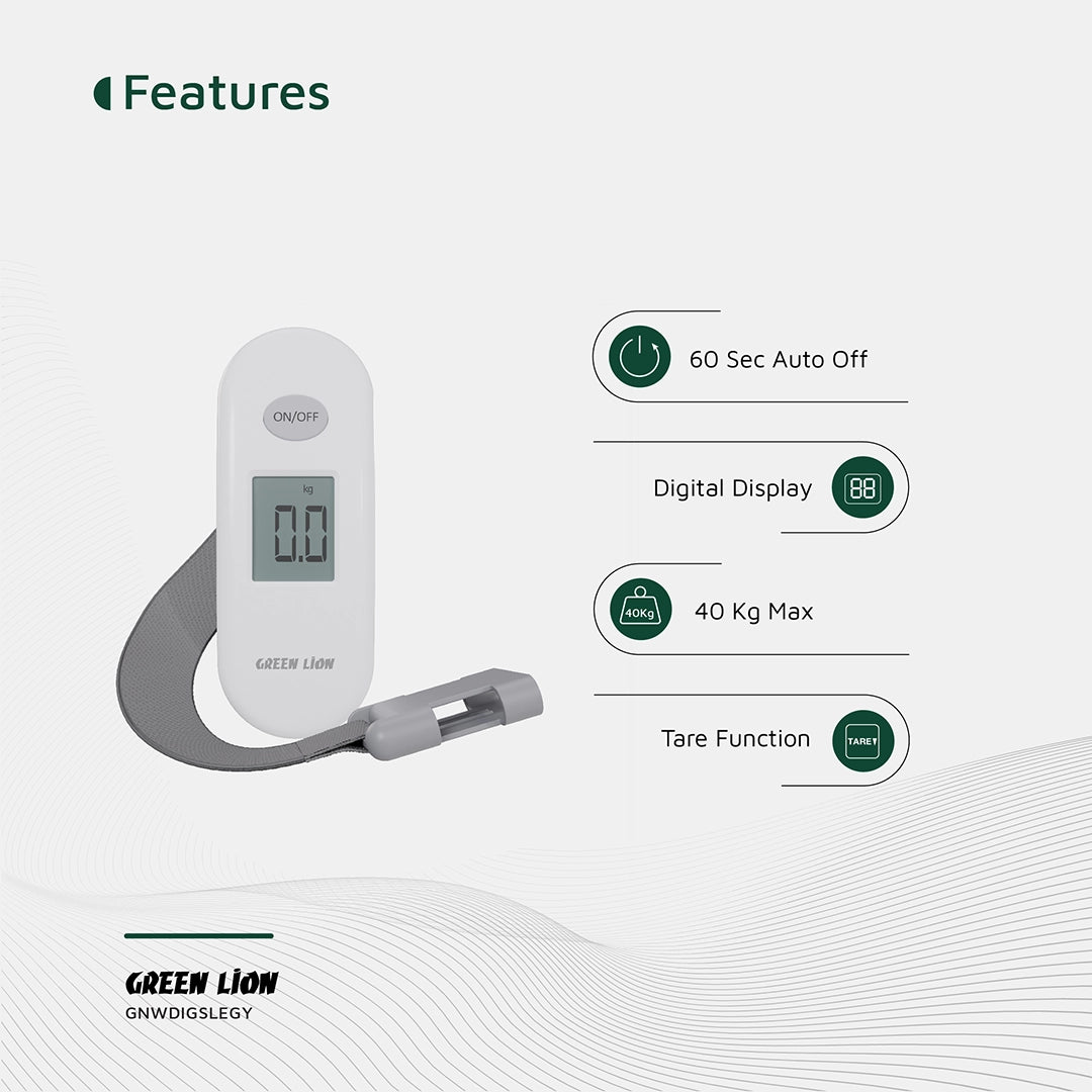 Green Lion Weight Mate Digital Luggage Scale