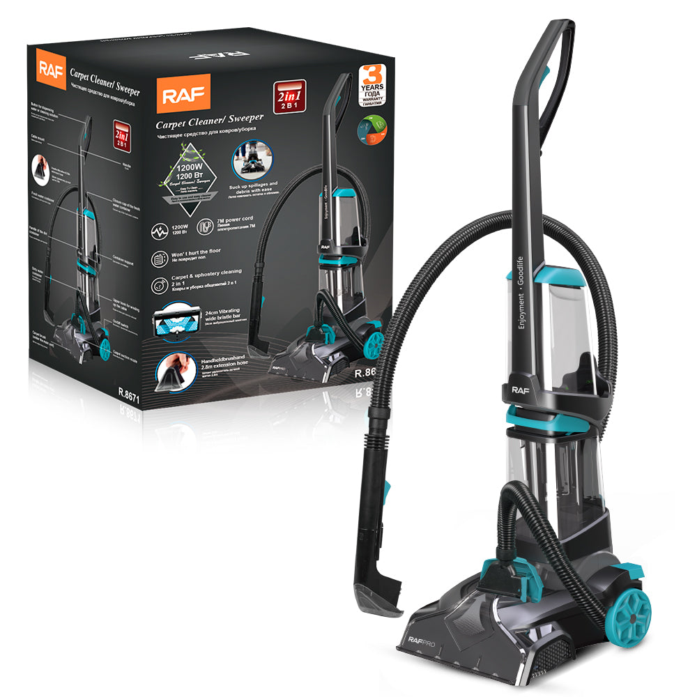 منظفة/مكنسة سجاد RAF 2 في 1 بقوة 1200 واط R.8671