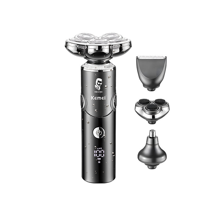 Kemei 4in1 Men’s Foldable Electric Shaver Set KM-2193