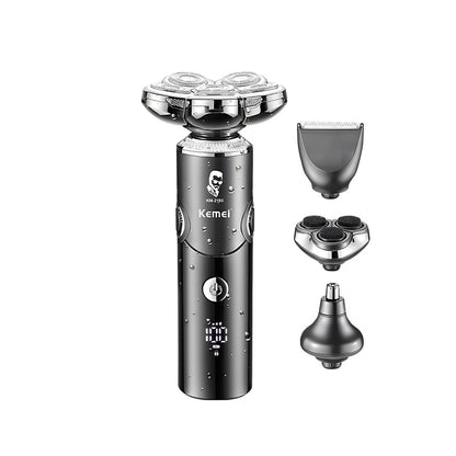 Kemei 4in1 Men’s Foldable Electric Shaver Set KM-2193