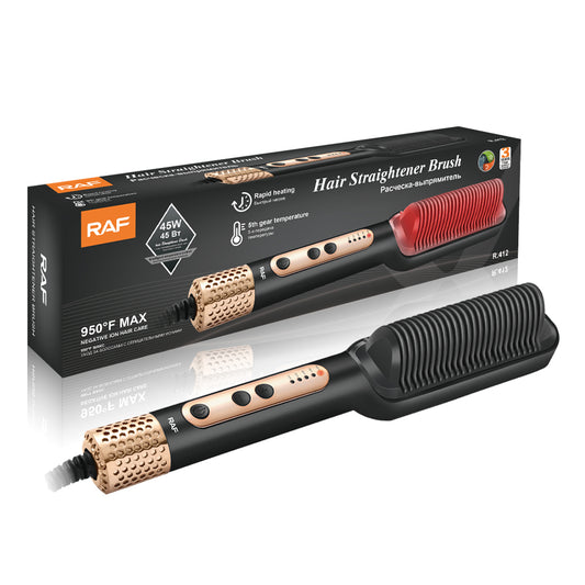 RAF Hair Straightener Brush 950°F R.412