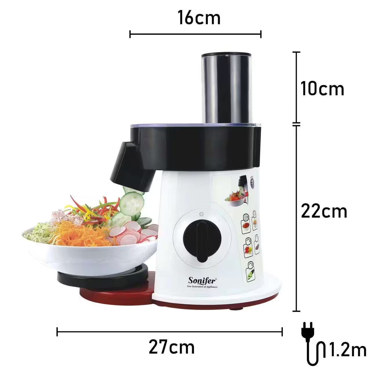 Sonifer 5-In-1 Salad Maker SF-5505