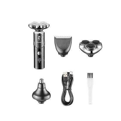 Kemei 4in1 Men’s Foldable Electric Shaver Set KM-2193