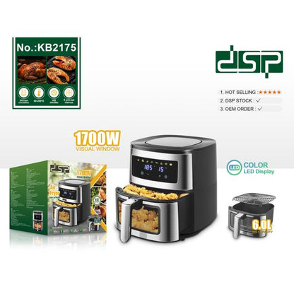 Dsp Air Fryer 1700W/6.0L - KB2175