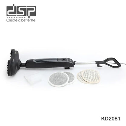 Dsp Spin Steam Cleaner with 360° Auto Rotating Double Mops 1500W - KD2081