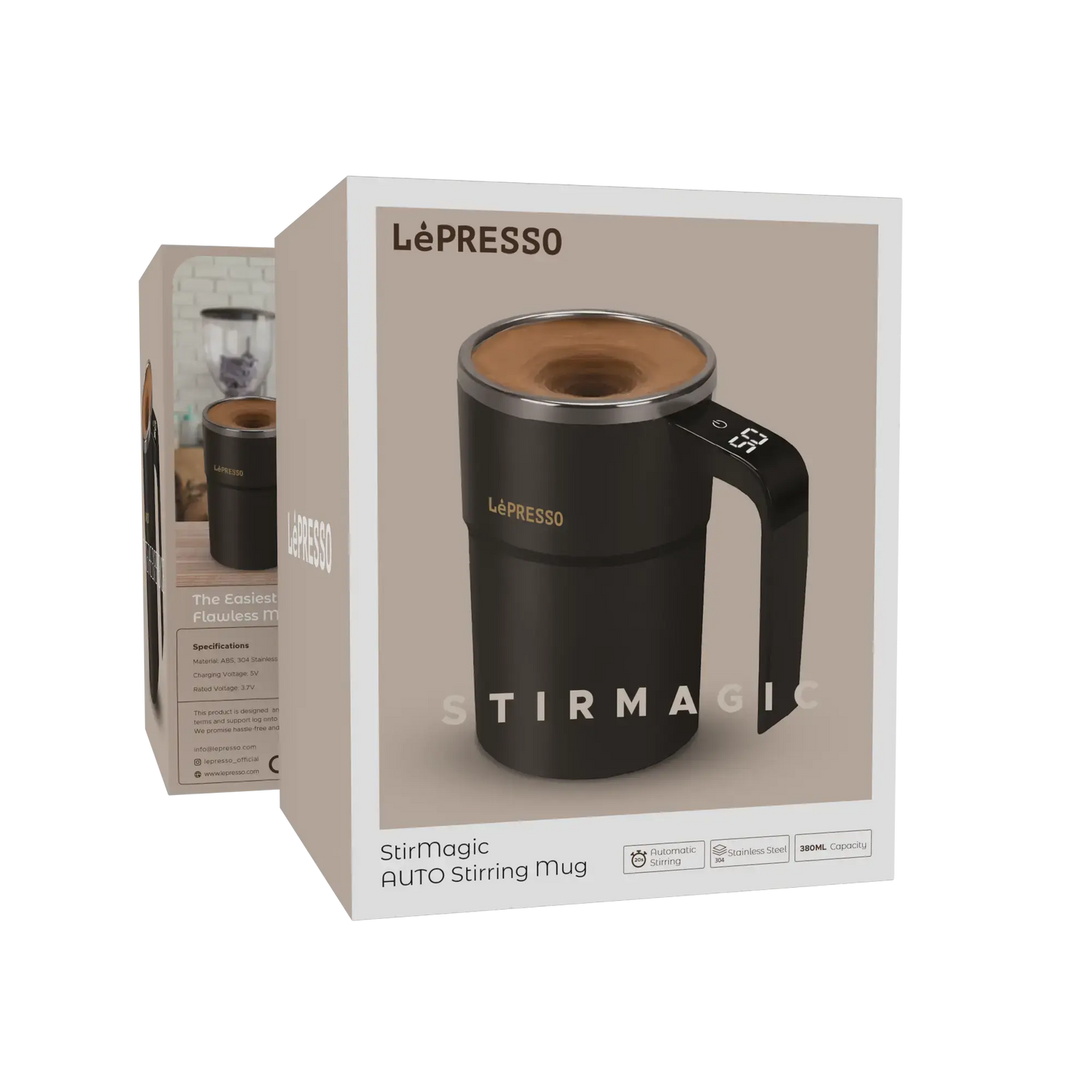 LePresso Stirmagic Auto Stirring Mug