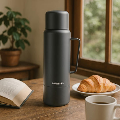 LePresso Vacaflow Double Wall Insulated Vacuum Bottle