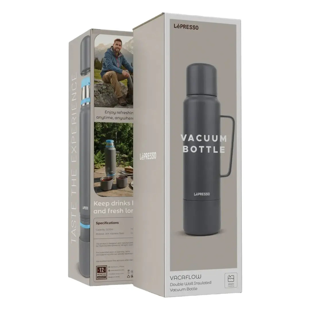 LePresso Vacaflow Double Wall Insulated Vacuum Bottle