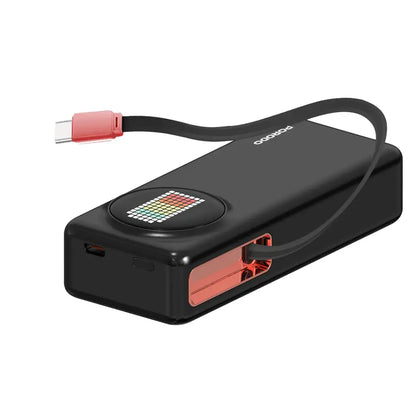 بطارية شحن متحركة من بورودو، 10000 مللي أمبير/ساعة، 45 واط - PB072