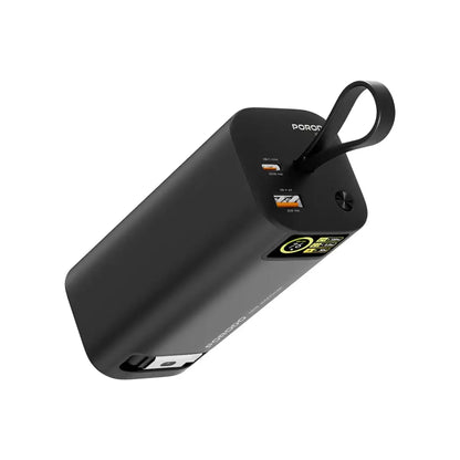 بنك الطاقة Porodo 20000mAh/130W (منفذ USB من النوع C قابل للسحب 1M) - PB066