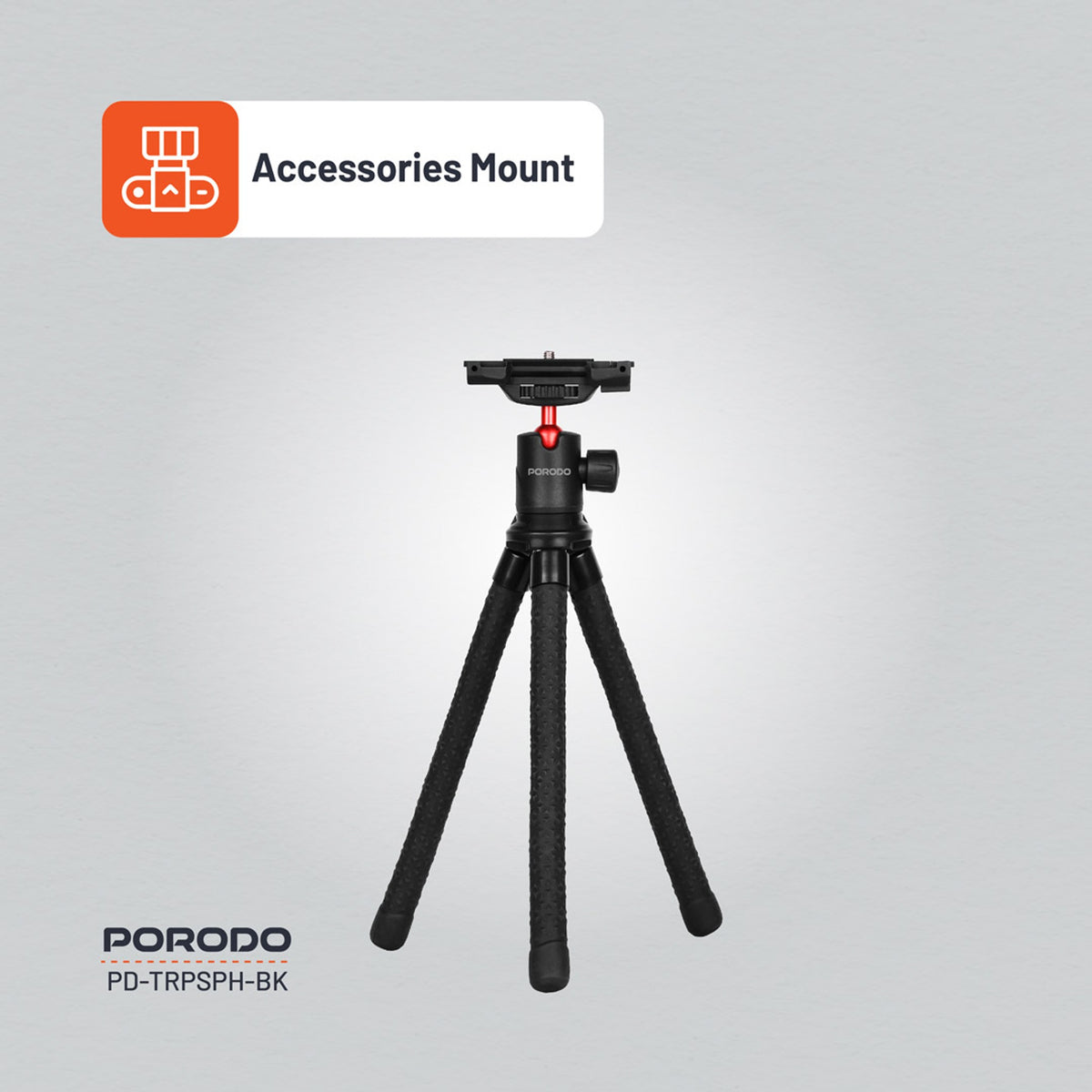 Porodo Flexible Tripod Stand