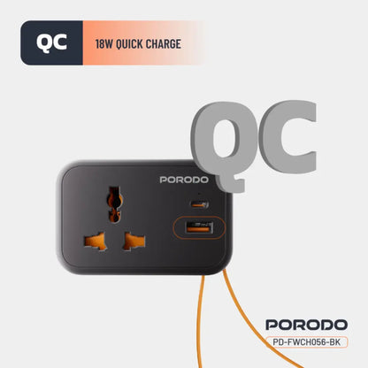 Porodo Universal Wall Socket