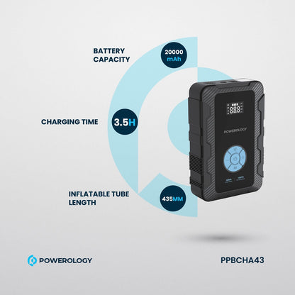 جهاز Powerology Jumpstart مع مضخة هواء