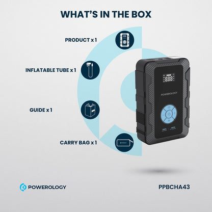 جهاز Powerology Jumpstart مع مضخة هواء