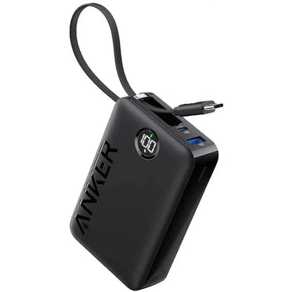 Anker Power Bank (20,000mAh, 22.5W, Built-In USB-C Cable)