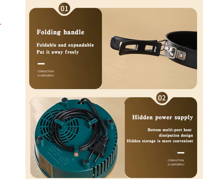 Yuedisi Split Traveling Electric Cooker 2L 1350W