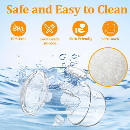 Wearable Electric Breast Pump with 3 Modes & 15 Speeds