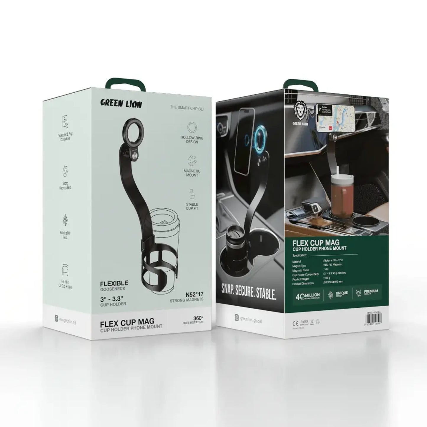 Green Lion Flex Cup Mag - Cup Holder Phone Mount