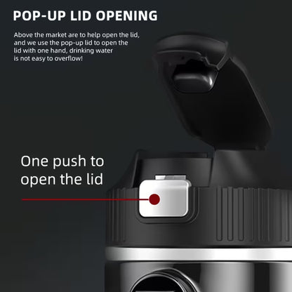 Intelligent Car Electric Kettle 500mL with Touch Screen & Temperature Control