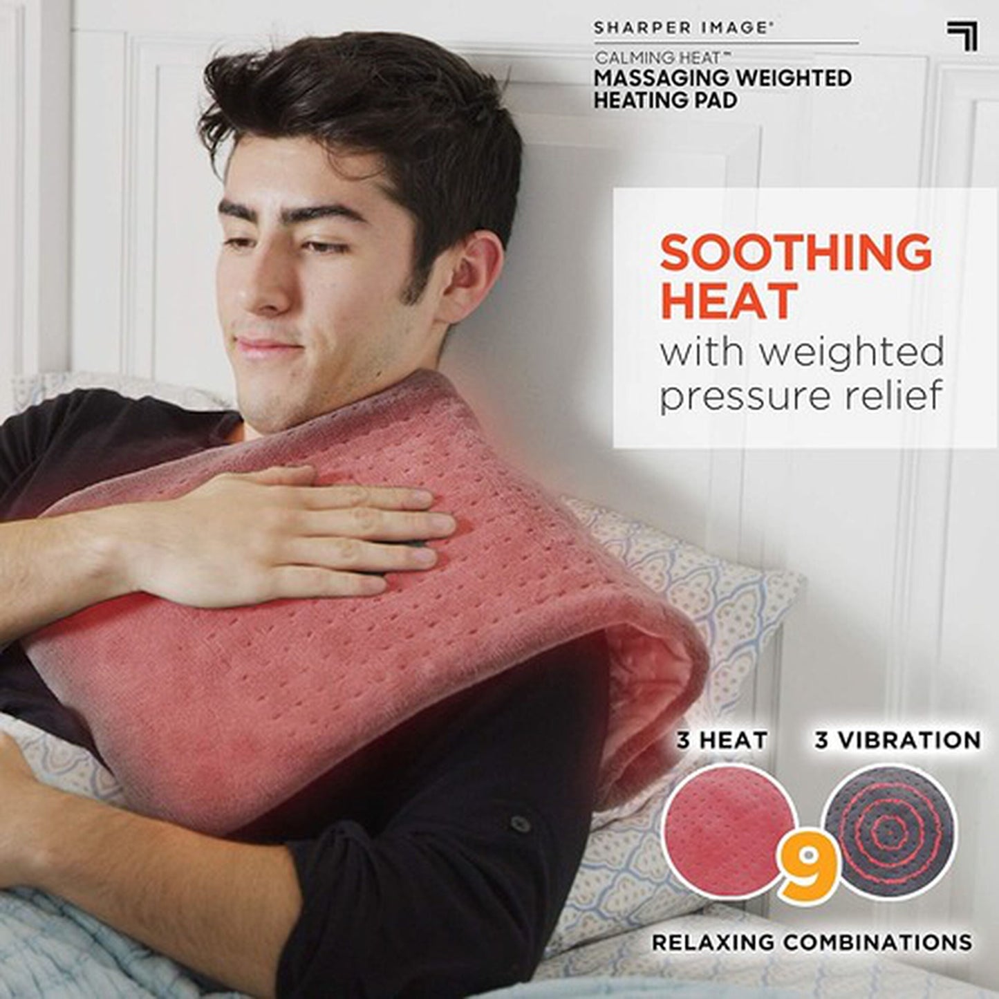 Massaging Weighted Heating Pad