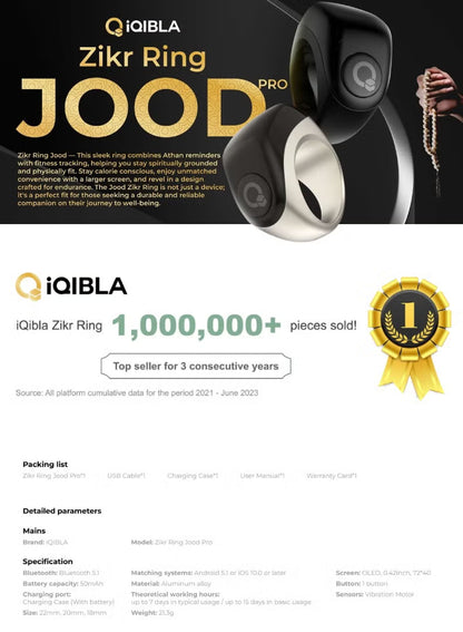 iQibla Jood Pro Zikr Ring