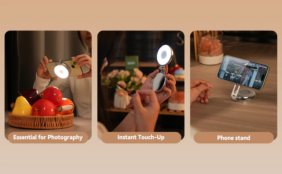 حلقة إضاءة مغناطيسية لالتقاط صور السيلفي من تيليسين C03