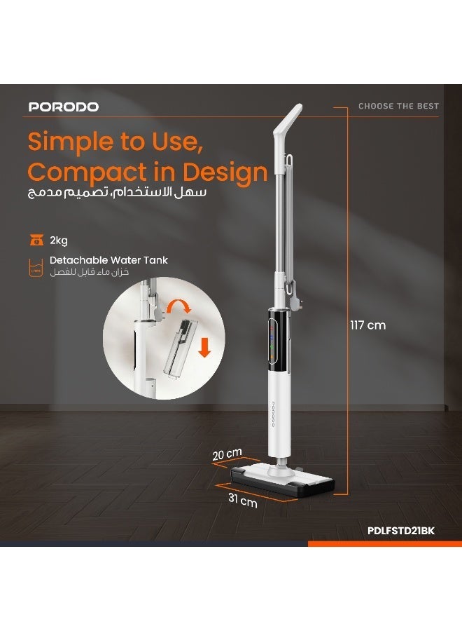 Porodo RapidSteam Touch Control Steam Mop