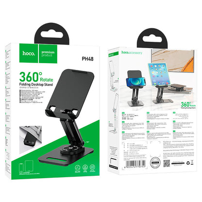 Hoco Dual-Axis 360° Rotate Folding Desktop Stand - PH48