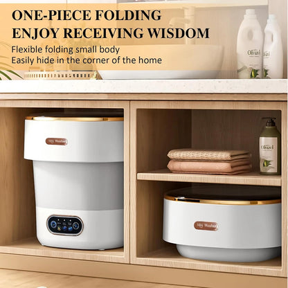 غسالة صغيرة قابلة للطي سعة 15 لترًا